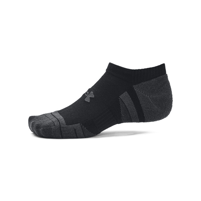 Under Armour Performance Tech No Show Socks (6015136-008)ΑΘΛΗΤΙΚΕΣ ΚΑΛΤΣΕΣ 3 ΤΕΜΑΧΙΑ ΜΑΥΡΕΣ