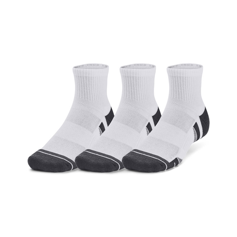 UNDER ARMOUR Perf Tech 3pk Qtr (6015138-100)ΑΘΛΗΤΙΚΕΣ ΚΑΛΤΣΕΣ 3 ΤΕΜΑΧΙΑ ΛΕΥΚΕΣ