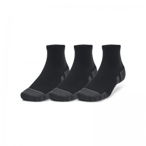 UNDER ARMOUR Perf Tech 3pk Qtr (6015138-008)ΑΘΛΗΤΙΚΕΣ ΚΑΛΤΣΕΣ 3 ΤΕΜΑΧΙΑ ΜΑΥΡΕΣ