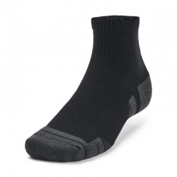 UNDER ARMOUR Perf Tech 3pk Qtr (6015138-008)ΑΘΛΗΤΙΚΕΣ ΚΑΛΤΣΕΣ 3 ΤΕΜΑΧΙΑ ΜΑΥΡΕΣ
