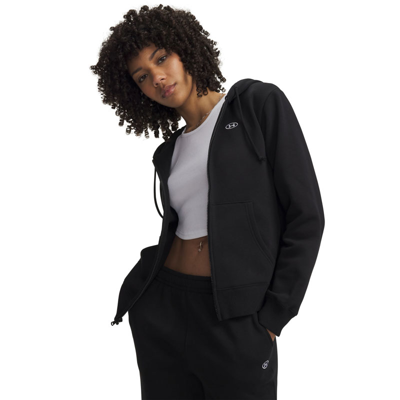 Under Armour Rival Fleece Full Zip (6016556-008)ΓΥΝΑΙΚΕΙΑ ΖΑΚΕΤΑ ΜΑΥΡΗ