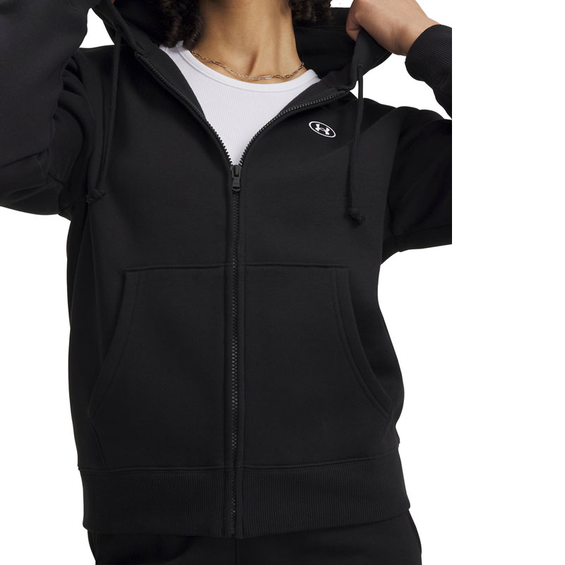 Under Armour Rival Fleece Full Zip (6016556-008)ΓΥΝΑΙΚΕΙΑ ΖΑΚΕΤΑ ΜΑΥΡΗ
