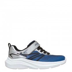 SKECHERS Microspec Velocity Kids (404125L-NVSL)ΠΑΙΔΙΚΑ ΠΑΠΟΥΤΣΙΑ ΜΠΛΕ