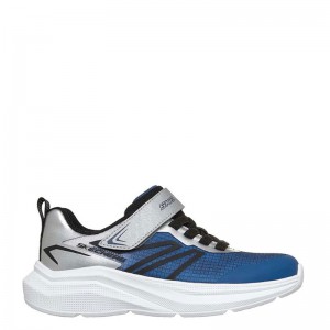 SKECHERS Microspec Velocity Kids (404125L-NVSL)ΠΑΙΔΙΚΑ ΠΑΠΟΥΤΣΙΑ ΜΠΛΕ