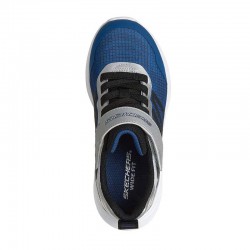 SKECHERS Microspec Velocity Kids (404125L-NVSL)ΠΑΙΔΙΚΑ ΠΑΠΟΥΤΣΙΑ ΜΠΛΕ