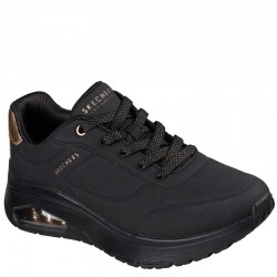 SKECHERS Uno Flex - Echo Air (177799-BBK)ΓΥΝΑΙΚΕΙΟ ΥΠΟΔΗΜΑ BLACK/ROSE GOLD