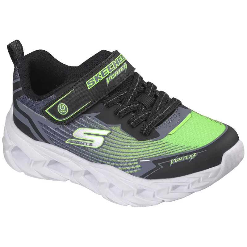 SKECHERS S-Lights: Vortex 3.0 (400590LC-BKLM) ΠΑΙΔΙΚΑ ΠΑΠΟΥΤΣΙΑ ΦΩΤΙΖΟΜΕΝΑ BLACK/LIME
