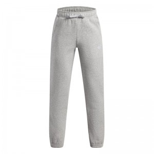 Under Armour Rival Fleece Jogger (6013381-011) Παιδικό Παντελόνι Μαύρο Φορμας Γκρι
