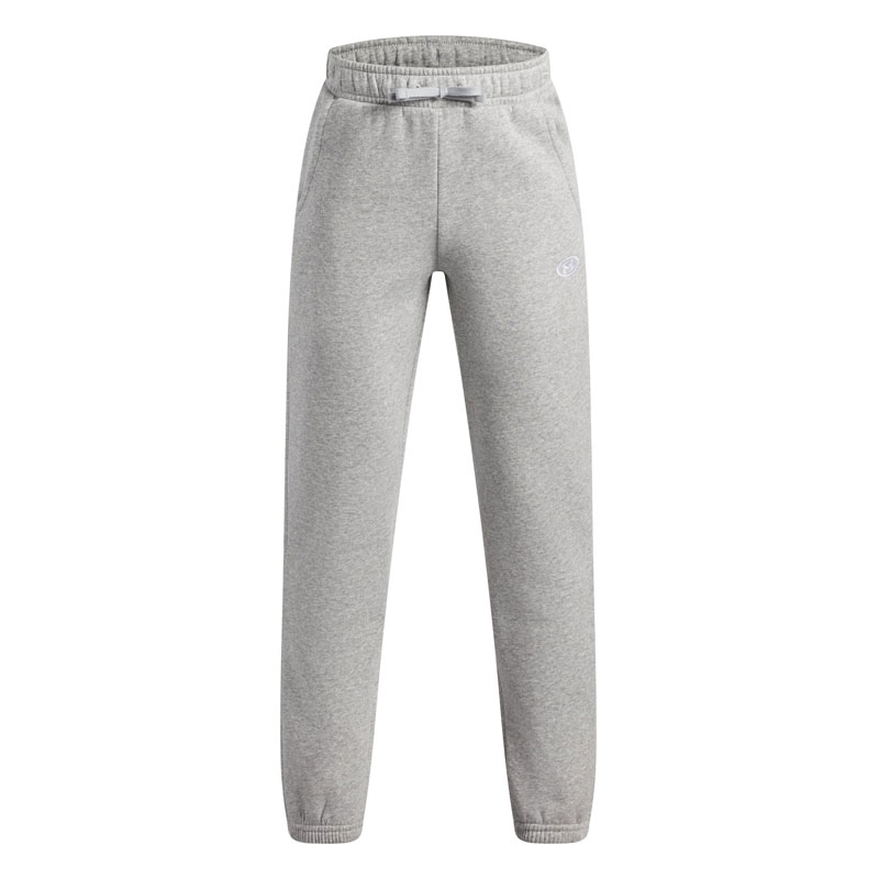 Under Armour Rival Fleece Jogger (6013381-011) Παιδικό Παντελόνι Μαύρο Φορμας Γκρι