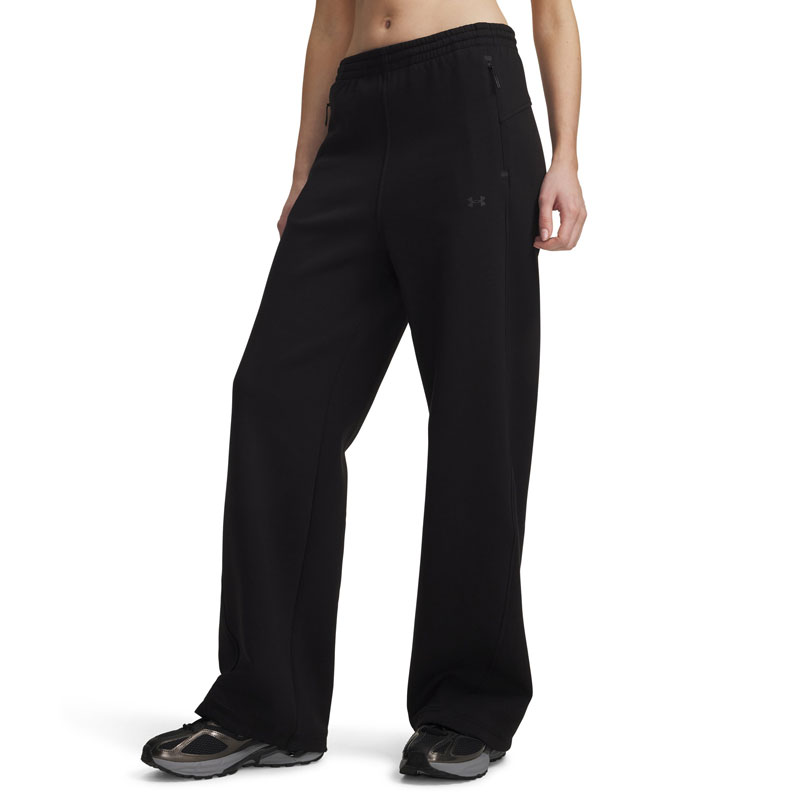 Under Armour Rival Fleece Straight Leg Pants (6013552-008)γυναικείο παντελόνι φόρμας μαυρο