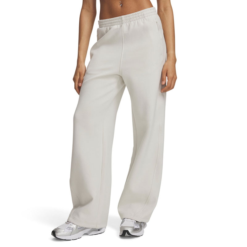 Under Armour Rival Fleece Straight Leg Pants (6013552-023)ΓΥΝΑΙΚΕΙΟ ΠΑΝΤΕΛΟΝΙ ΦΟΡΜΑΣ Distant Gray Light Heather/White