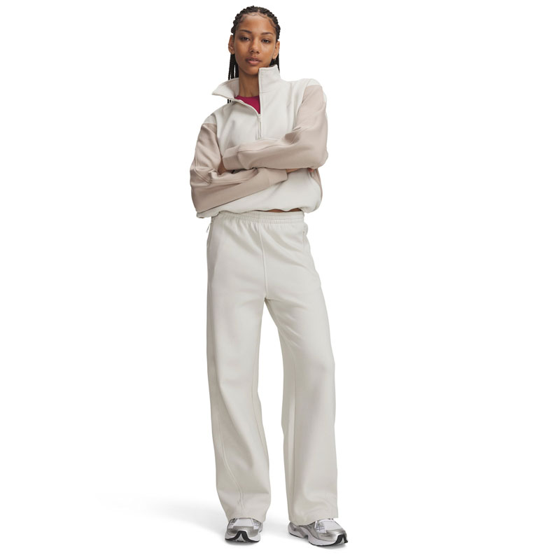 Under Armour Rival Fleece Straight Leg Pants (6013552-023)ΓΥΝΑΙΚΕΙΟ ΠΑΝΤΕΛΟΝΙ ΦΟΡΜΑΣ Distant Gray Light Heather/White