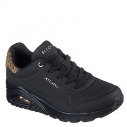 SKECHERS Uno - Jungle Nite (177093-BBK)ΓΥΝΑΙΚΕΙΟ ΥΠΟΔΗΜΑ ΜΑΥΡΟ