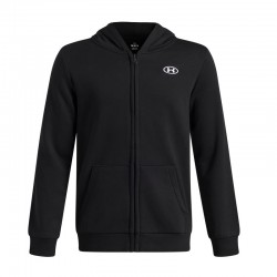 Under Armour Rival Fleece Full Zip Hoodie Kids (6013383-008)ΠΑΙΔΙΚΗ ΦΟΥΤΕΡ ΖΑΚΕΤΑ ΜΑΥΡΗ