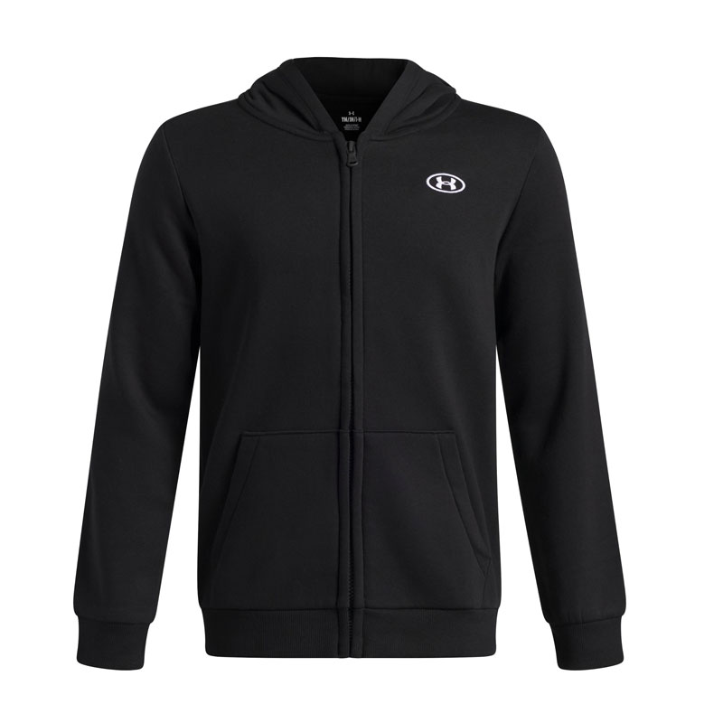 Under Armour Rival Fleece Full Zip Hoodie Kids (6013383-008)ΠΑΙΔΙΚΗ ΦΟΥΤΕΡ ΖΑΚΕΤΑ ΜΑΥΡΗ