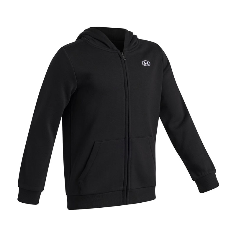 Under Armour Rival Fleece Full Zip Hoodie Kids (6013383-008)ΠΑΙΔΙΚΗ ΦΟΥΤΕΡ ΖΑΚΕΤΑ ΜΑΥΡΗ