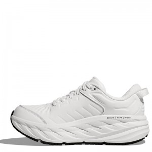 HOKA Bondi SR (1110521-FTFR)ΓΥΝΑΙΚΕΙΑ ΠΑΠΟΥΤΣΙΑ Slip-resistant/Water-resistant ΛΕΥΚΟ