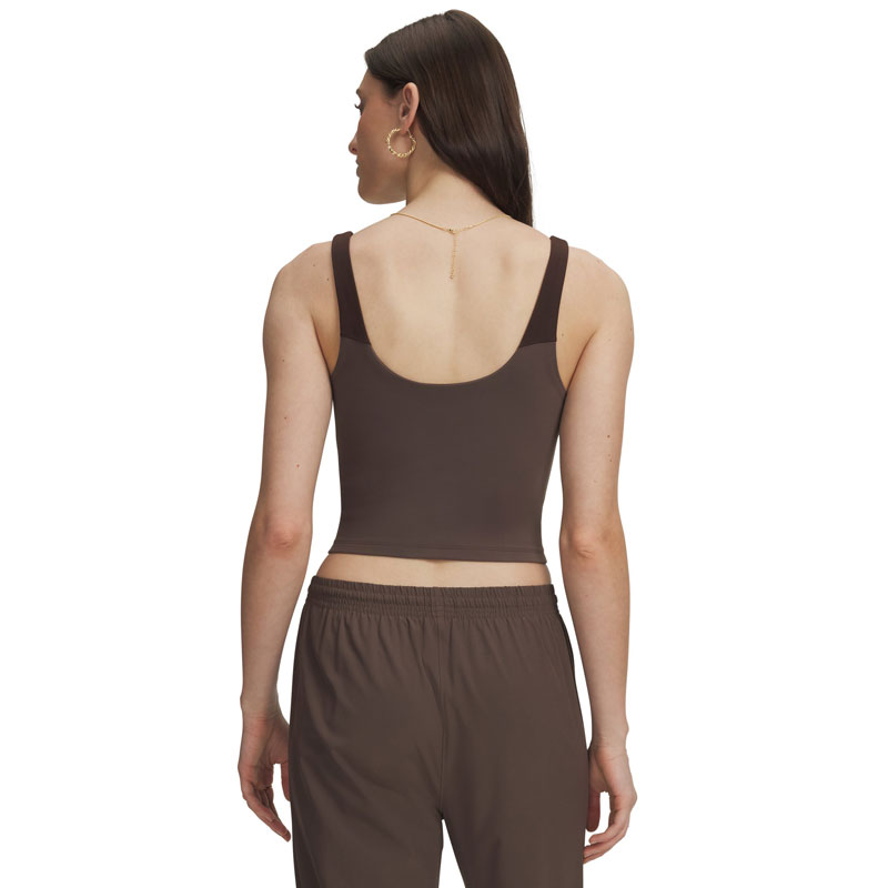 UNDER ARMOUR Motion Colorblock Tank (6013777-200)ΓΥΝΑΙΚΕΙΟ ΜΠΟΥΣΤΑΚΙ Peppercorn/Kona Brown/White
