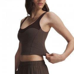 UNDER ARMOUR Motion Colorblock Tank (6013777-200)ΓΥΝΑΙΚΕΙΟ ΜΠΟΥΣΤΑΚΙ Peppercorn/Kona Brown/White