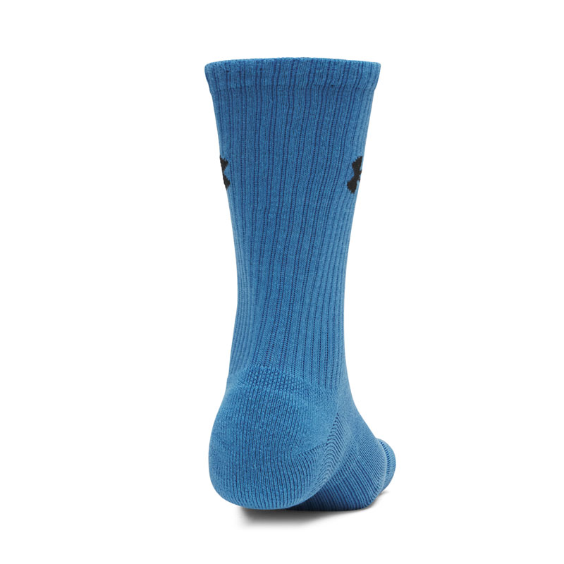 UNDER ARMOUR Performance Cotton (6009685-430)ΑΘΛΗΤΙΚΕΣ ΚΑΛΤΣΕΣ 3 ΤΕΜΑΧΙΑ Aegean Blue/Halo Gray/Black