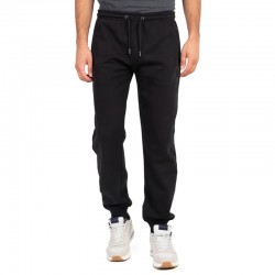RUSSELL ATHLETIC CUFFED PANT (A25-719-2-099)ΑΝΔΡΙΚΟ ΠΑΝΤΕΛΟΝΙ ΜΑΥΡΟ ΜΕ ΦΕΡΜΟΥΑΡ ΣΤΗΝ ΤΣΕΠΗ