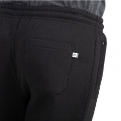 RUSSELL ATHLETIC CUFFED PANT (A25-719-2-099)ΑΝΔΡΙΚΟ ΠΑΝΤΕΛΟΝΙ ΜΑΥΡΟ ΜΕ ΦΕΡΜΟΥΑΡ ΣΤΗΝ ΤΣΕΠΗ