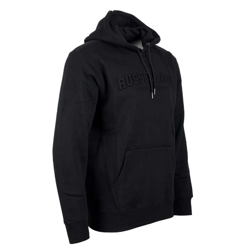 RUSSELL ATHLETIC PULLOVER HOODY SWEATSHIRT (A26-035-2-099)ΑΝΔΡΙΚΗ ΦΟΥΤΕΡ ΜΠΛΟΥΖΑ ΜΑΥΡΗ