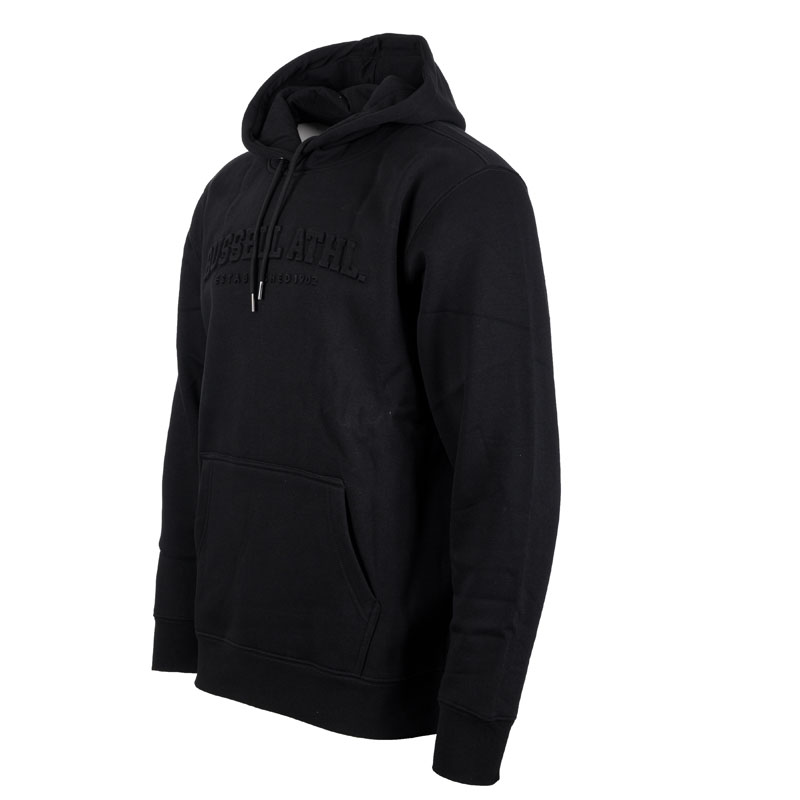 RUSSELL ATHLETIC PULLOVER HOODY SWEATSHIRT (A26-035-2-099)ΑΝΔΡΙΚΗ ΦΟΥΤΕΡ ΜΠΛΟΥΖΑ ΜΑΥΡΗ