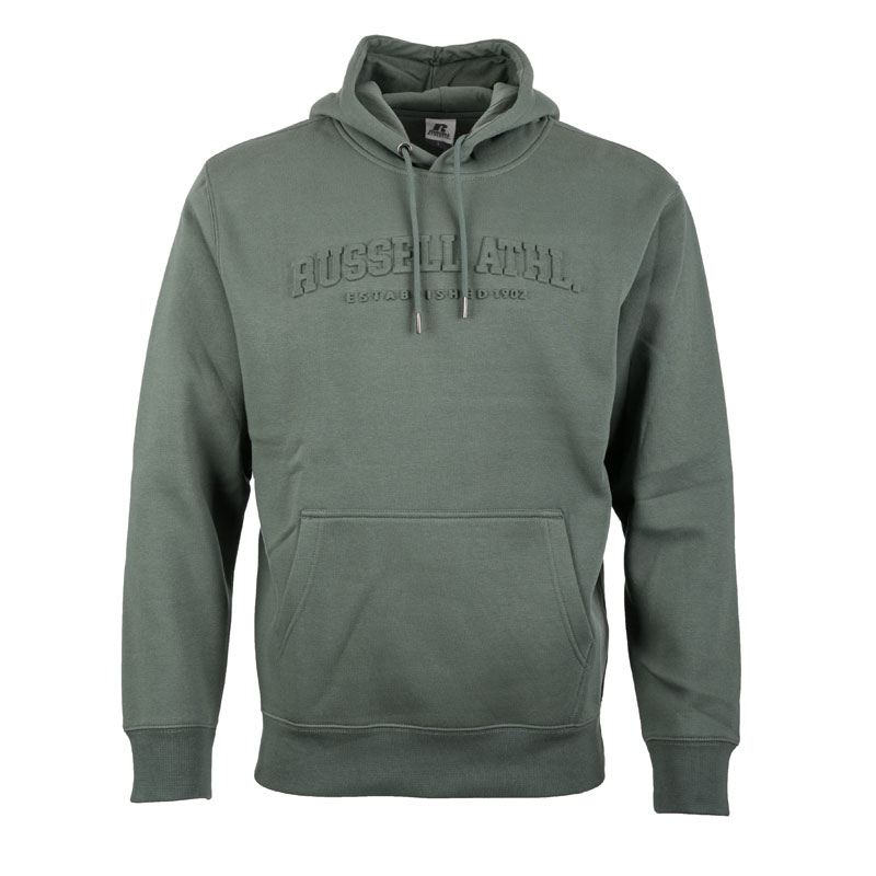 RUSSELL ATHLETIC PULLOVER HOODY SWEATSHIRT (A26-035-2-563)ΑΝΔΡΙΚΗ ΦΟΥΤΕΡ ΜΠΛΟΥΖΑ ΠΡΑΣΙΝΗ