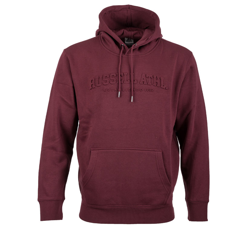 RUSSELL ATHLETIC PULLOVER HOODY SWEATSHIRT (A26-035-2-446)ΑΝΔΡΙΚΗ ΦΟΥΤΕΡ ΜΠΛΟΥΖΑ ΜΠΟΡΝΤΟ