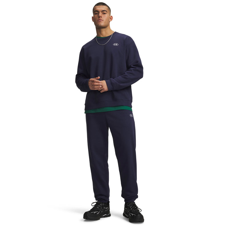 Under Armour Rival Fleece Jogger Pants (6017021-410)ΑΝΔΡΙΚΟ ΠΑΝΤΕΛΟΝΙ ΦΟΡΜΑΣ Midnight Navy/White