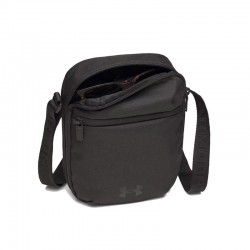 Under Armour Essential Crossbody Unisex Bag (6011276-001)ΤΣΑΝΤΑΚΙ ΠΛΑΤΗΣ ΥΔΡΟΑΠΩΘΗΤΙΚΟ ΜΑΥΡΟ