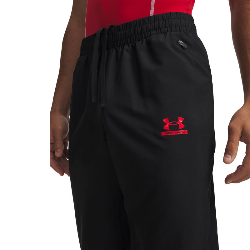 UNDER ARMOUR UA TECH SPORT PANT (6011268-002)ΑΝΔΡΙΚΟ ΠΑΝΤΕΛΟΝΙ ΦΟΡΜΑΣ Black/Racer Red/Racer Red