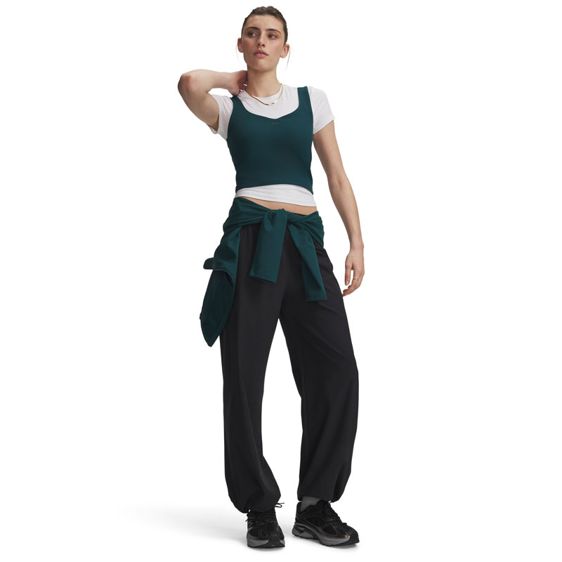 Under Armour Rival Woven Pant Women (6013564-001)ΓΥΝΑΙΚΕΙΟ ΠΑΝΤΕΛΟΝΙ ΜΑΥΡΟ