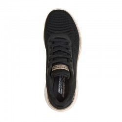 SKECHERS BOBS Sport B Flex Hi - Flying Hi (117385-BKGD)ΓΥΝΑΙΚΕΙΟ ΥΠΟΔΗΜΑ BLACK/WHITE/GOLD