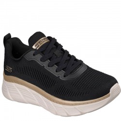 SKECHERS BOBS Sport B Flex Hi - Flying Hi (117385-BKGD)ΓΥΝΑΙΚΕΙΟ ΥΠΟΔΗΜΑ BLACK/WHITE/GOLD