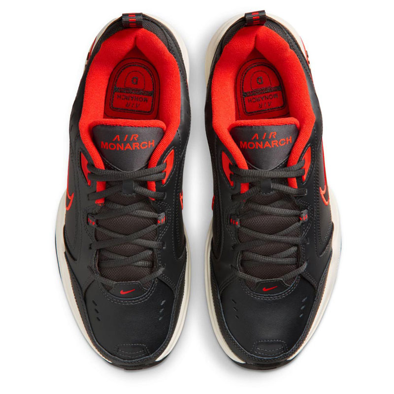 Nike Air Monarch IV (415445-003)ΑΝΔΡΙΚΑ ΠΑΠΟΥΤΣΙΑ Dark Smoke Grey/Picante Red/Pale Ivory/Black