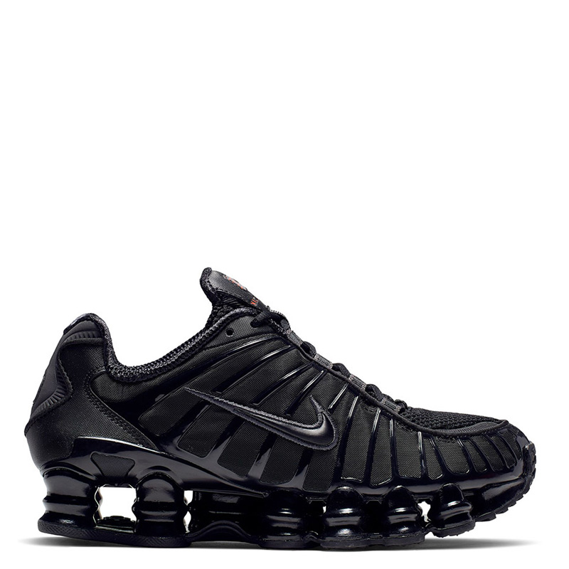 Nike Shox TL (AV3595-002)Ανδρικά παπούτσια Μαύρο/Metallic Hematite/Max Orange/Μαύρο
