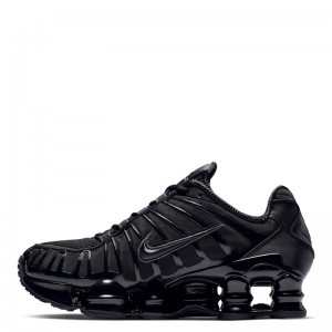 Nike Shox TL (AV3595-002)Ανδρικά παπούτσια Μαύρο/Metallic Hematite/Max Orange/Μαύρο
