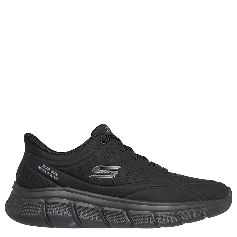 SKECHERS BOBS B Flex - Smooth Edge (118116-BBK)ΑΝΔΡΙΚΑ ΠΑΠΟΥΤΣΙΑ ΜΑΥΡΑ SLIP-INS