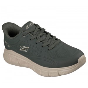 SKECHERS BOBS B Flex - Smooth Edge (118116-OLV)ΑΝΔΡΙΚΑ ΠΑΠΟΥΤΣΙΑ ΛΑΔΙ SLIP-INS SKECHERS BOBS B Flex - Smooth Edge (118116-OLV)ΑΝΔΡΙΚΑ ΠΑΠΟΥΤΣΙΑ ΛΑΔΙ SLIP-INS