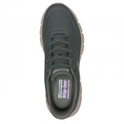 SKECHERS BOBS B Flex - Smooth Edge (118116-OLV)ΑΝΔΡΙΚΑ ΠΑΠΟΥΤΣΙΑ ΛΑΔΙ SLIP-INS