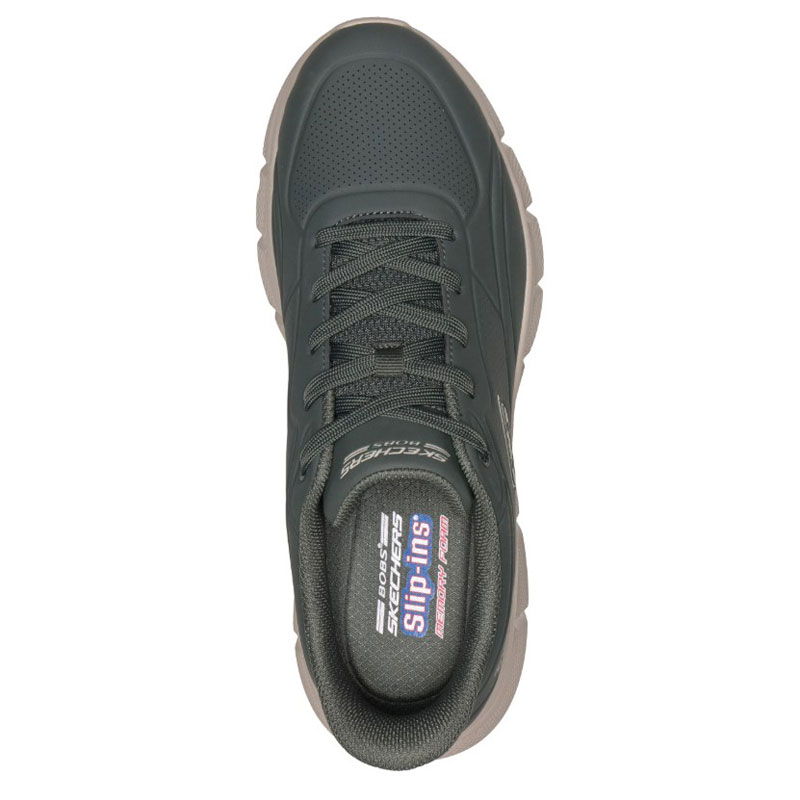 SKECHERS BOBS B Flex - Smooth Edge (118116-OLV)ΑΝΔΡΙΚΑ ΠΑΠΟΥΤΣΙΑ ΛΑΔΙ SLIP-INS