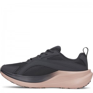 Under Armour Charged+ Assert (6006724-016)ΓΥΝΑΙΚΕΙΑ ΠΑΠΟΥΤΣΙΑ Coal / Anthracite Ανθρακί / Γκρι με ροζ