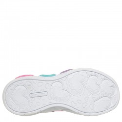 SKECHERS Enchanted Heart Lights (303266NC-LVMT)ΒΡΕΦΙΚΑ ΠΑΠΟΥΤΣΙΑ ΜΕ ΦΩΤΑΚΙΑ ΜΩΒ