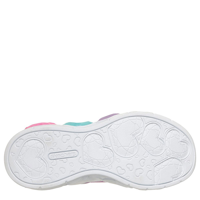 SKECHERS Enchanted Heart Lights (303266NC-LVMT)ΒΡΕΦΙΚΑ ΠΑΠΟΥΤΣΙΑ ΜΕ ΦΩΤΑΚΙΑ ΜΩΒ