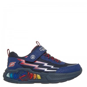 SKECHERS S Lights: Light Storm 3.0 - Prism Tech (400152LC-NVRD)ΠΑΙΔΙΚΑ ΠΑΠΟΥΤΣΙΑ ΦΩΤΙΖΟΜΕΝΑ Navy Blue / Red