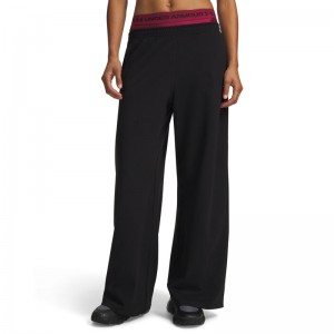 UNDER ARMOUR Motion Wide Leg Pant Wmns (6015169-008)ΓΥΝΑΙΚΕΙΟ ΠΑΝΤΕΛΟΝΙ ΦΑΡΔΙΑ ΓΡΑΜΜΗ ΜΑΥΡΟ