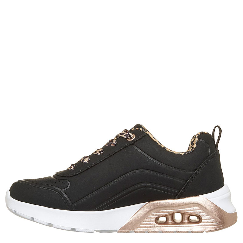 SKECHERS Uno Lite 2.0 - Leopard Stride (310708L-BLK)ΠΑΙΔΙΚΑ ΠΑΠΟΥΤΣΙΑ ΜΑΥΡΟ/ΛΕΥΚΟ/ΧΡΥΣΟ