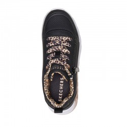 SKECHERS Uno Lite 2.0 - Leopard Stride (310708L-BLK)ΠΑΙΔΙΚΑ ΠΑΠΟΥΤΣΙΑ ΜΑΥΡΟ/ΛΕΥΚΟ/ΧΡΥΣΟ